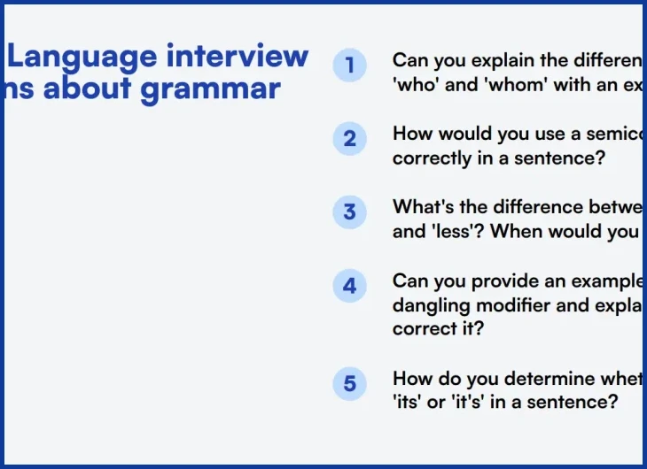 Aspectos prácticos al preguntar en inglés durante una entrevista en Honduras