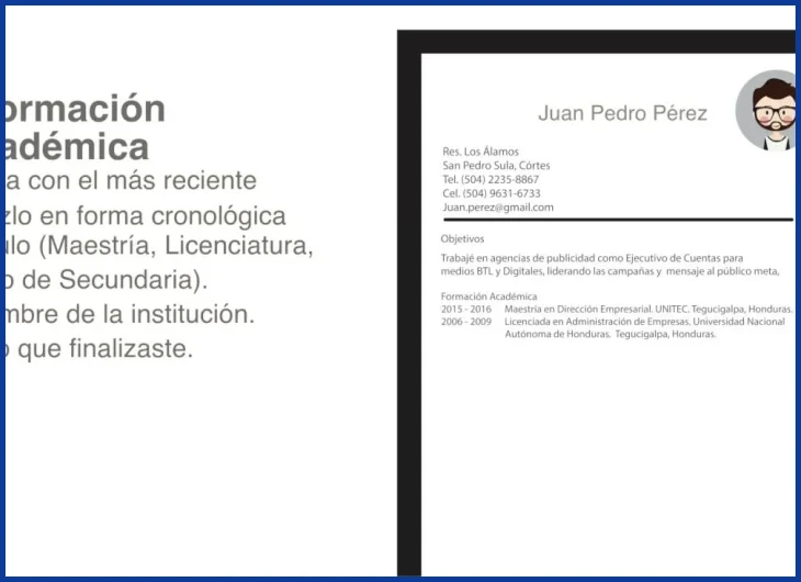 Contar con datos actualizados de teléfono y correo de tus referencias