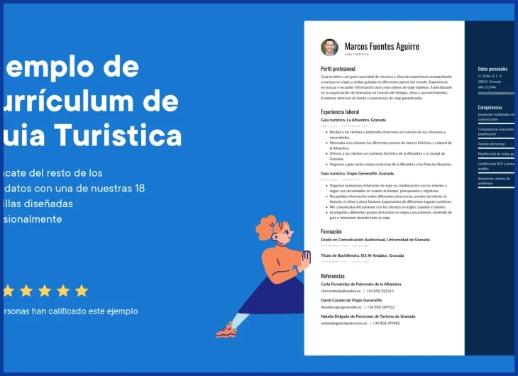 Guía de CV para turismo en Honduras