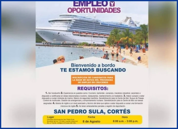 ¿Ofertas de trabajo de Hostelería / Turismo en San Pedro Sula, Cortés?